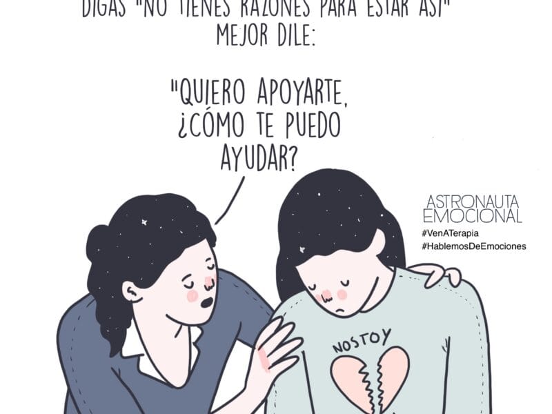 Astronauta Emocional - ¿Cómo saber si un amigo/familiar tiene depresión? - Portada