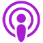 Logotipo Apple Podcast